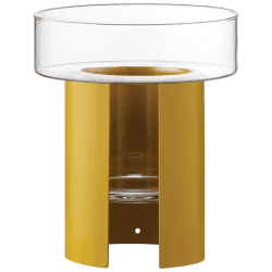 Image showing the Terrazza Planter, H22 x W19cm, Mustard Yellow product.