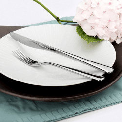 Image showing the Karri 7 piece place setting in giftbox, Mirror Finish Stainless Steel product.