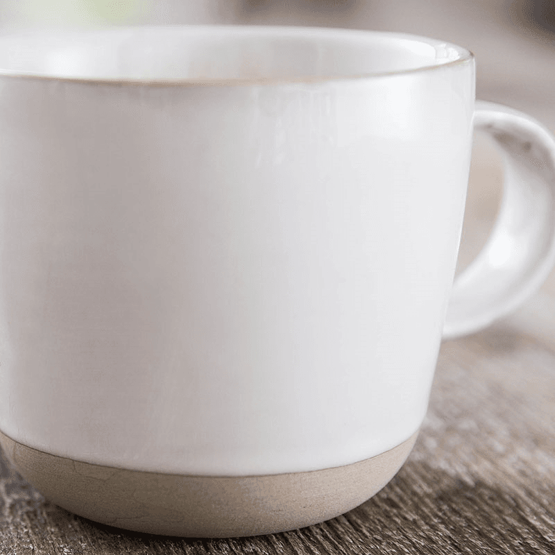Holwell Pair of Mugs, H9cm, White