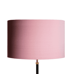 Image showing the Drum Shade, 45cm, Antique Rose dupion silk product.