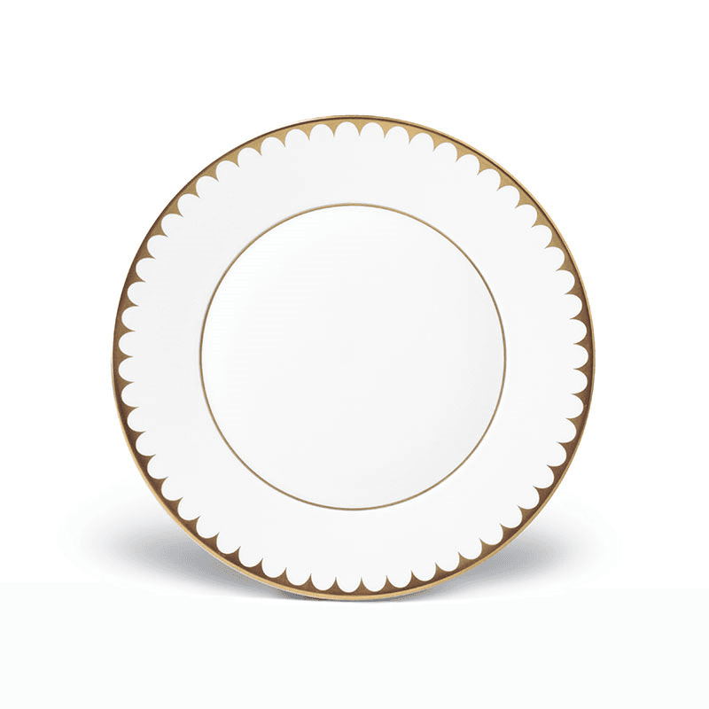 Aegean Filet Dessert Plate, D23cm, Gold