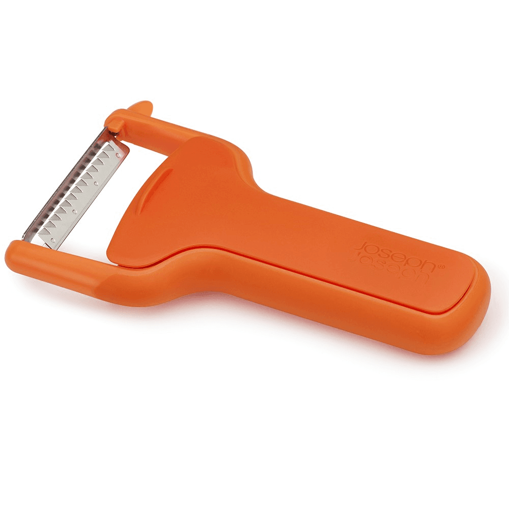 SafeStore Peeler with Blade Guard Julienne Peeler Orange