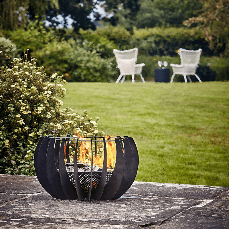 Solis Firebowl, H30 x W50cm, Black