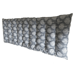 Image showing the Tree Bench Seat Pad, 110 x 40cm, Blue Linen product.