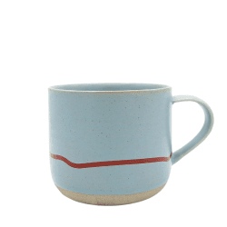 Image showing the Studio Mug, 350ml, Clear Sky & Red product.