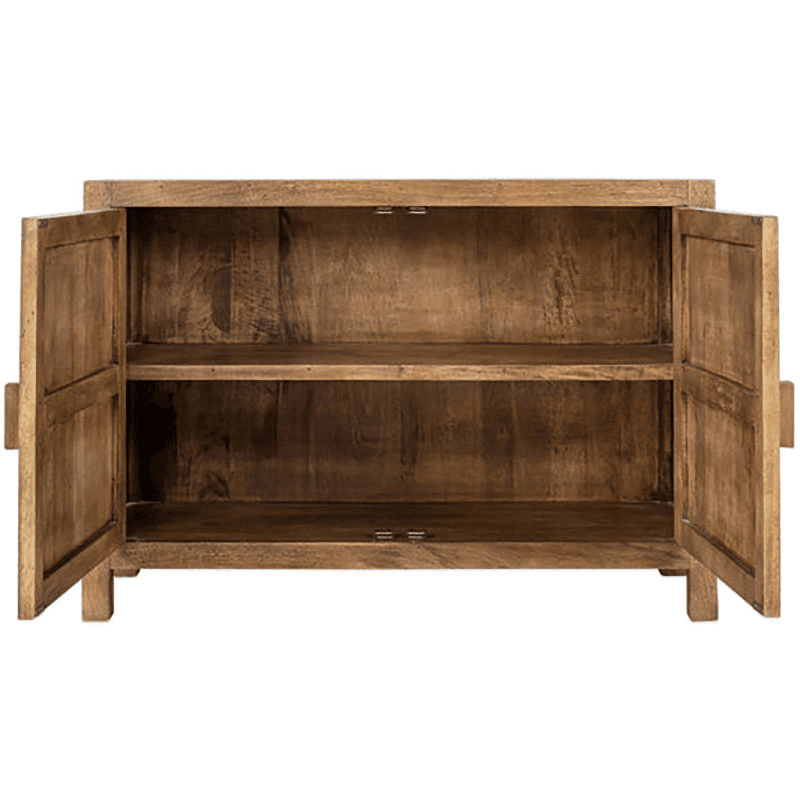 Yasha Mango Wood Sideboard, 85 x 122cm, Natural
