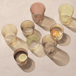 Image showing the Gems Set of 4 tumblers, 310ml, amber product.