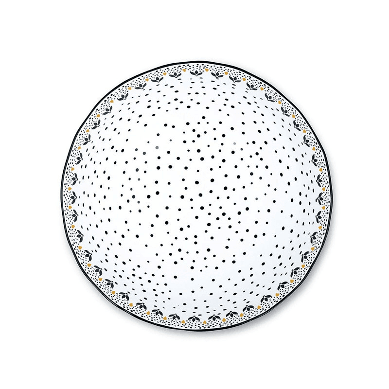 Artisanne Noir Set of 2 Bowls, D22cm, Monochrome