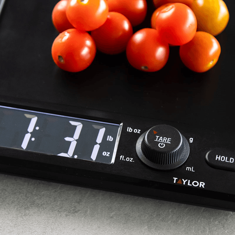 Antimicrobial Digital Dual Kitchen Scale, 5kg, Black