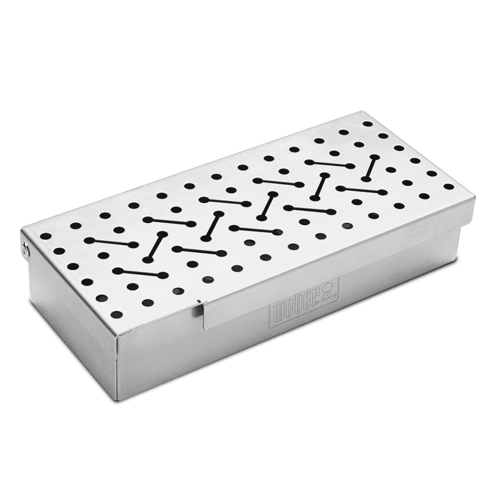 Universal Smoker box, H5 x W12 x D24.6cm, Stainless Steel