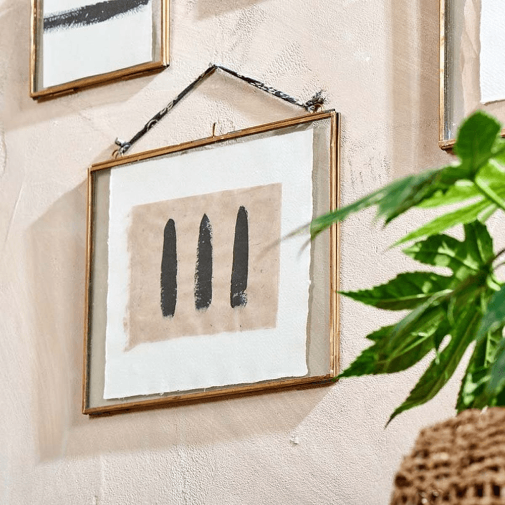 Kiko Landscape Frame, 8 x 10", Antique Brass