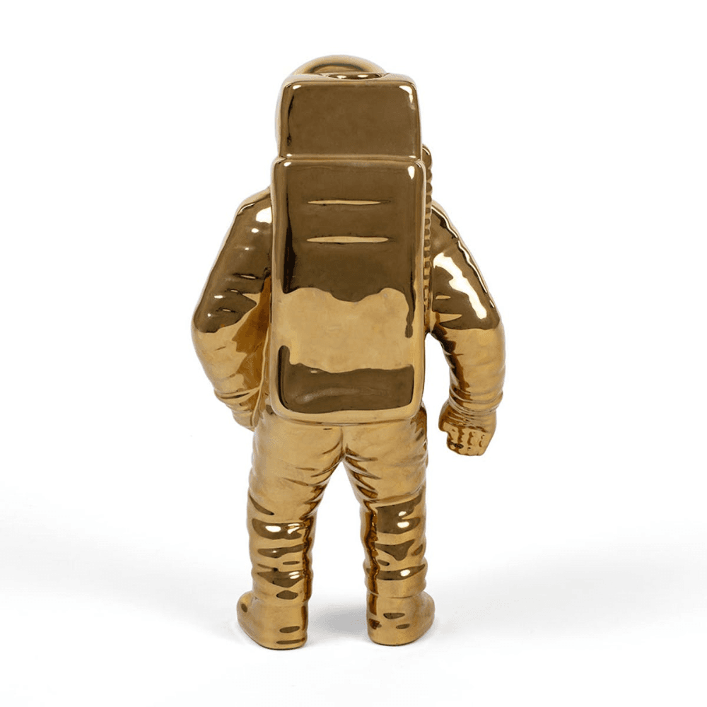 Diesel Living Starman vase, H28 x W11 x D15cm, Gold