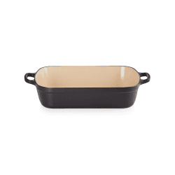 Image showing the Signature Cast Iron Rectangular roaster, 33cm - 4.9 litre, Satin Black product.