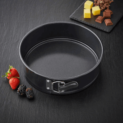 Image showing the Precision Plus Spring Form Cake Tin, 25cm, Black product.