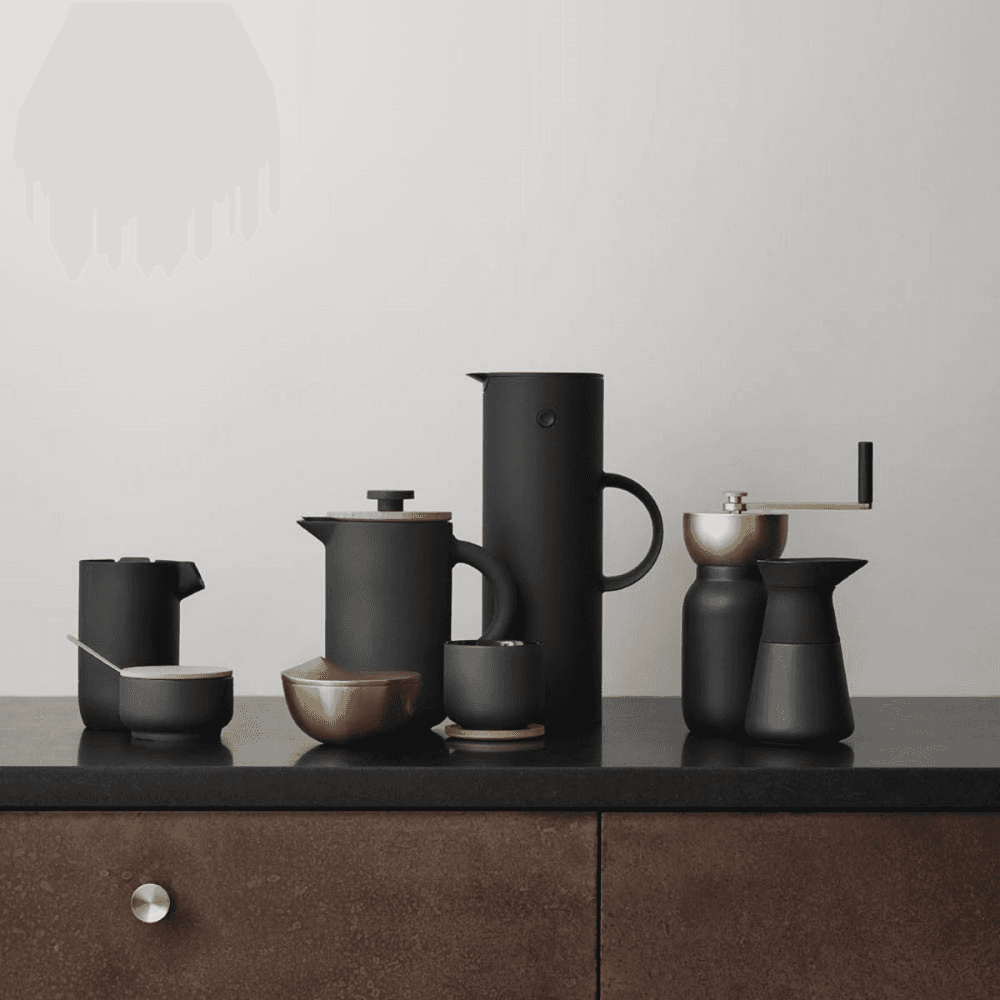 Theo by Francis Cayouette Filter coffee jug, H20cm - 0.8 litre, Black
