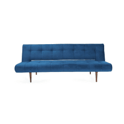 Image showing the Hinge Luxe Luxe Velvet Sofa Bed, Royal Blue product.