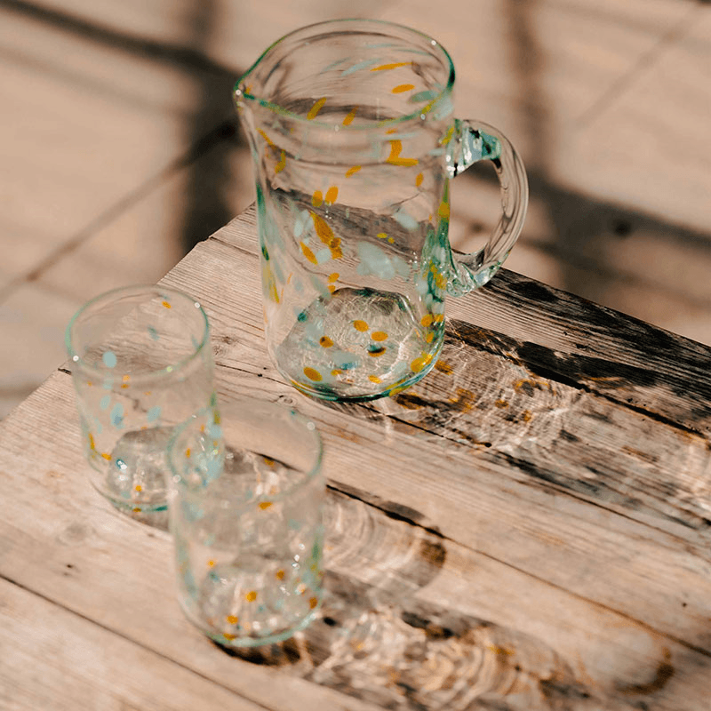Alegria Jug, 1l, Blue and Yellow