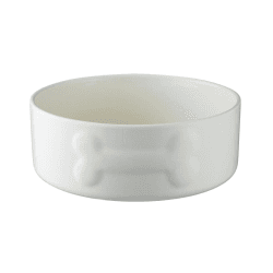 Image showing the Colour Mix Dog Bowl, Cream, D20cm product.