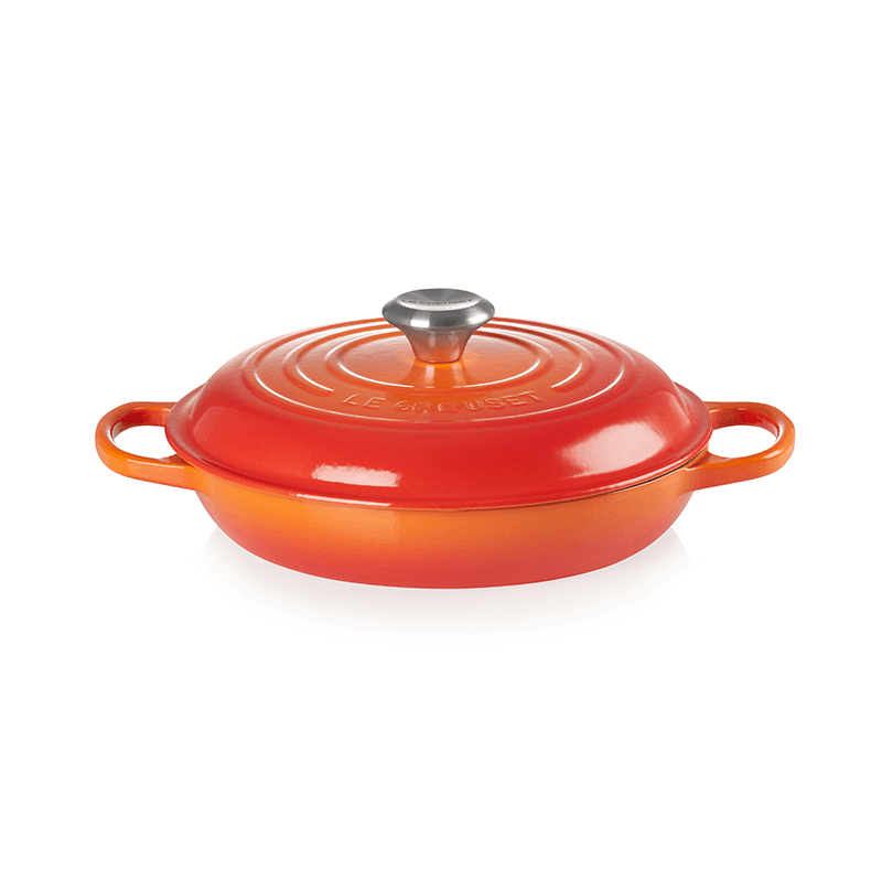 Signature Cast Iron Shallow casserole, 26cm - 2 litre, Volcanic