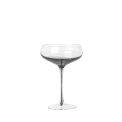 Image showing the Mouth Blown Cocktail Glass, H16cm, Smoke product.