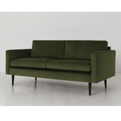 Image showing the Model 01 2 Seater Velvet Sofa, Vine product.
