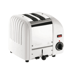 Image showing the Classic Vario 2 slot toaster, White product.