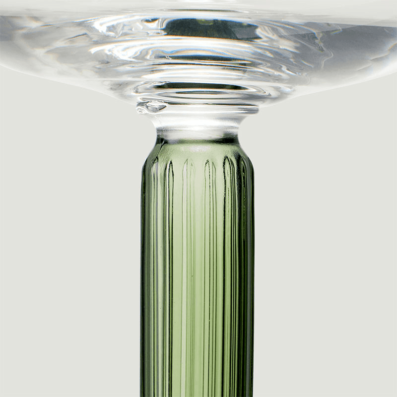Hammershøi Set of 2 Red Wine Glasses, 490ml, Green