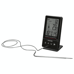 Image showing the Heston 5-in-1 digital kitchen thermometer, L14.5cm, Black And Silver product.