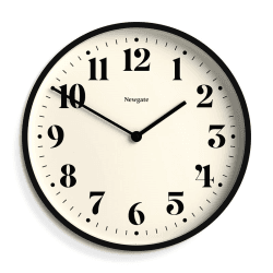 Image showing the Number Two Wall Clock, D45cm, Black product.