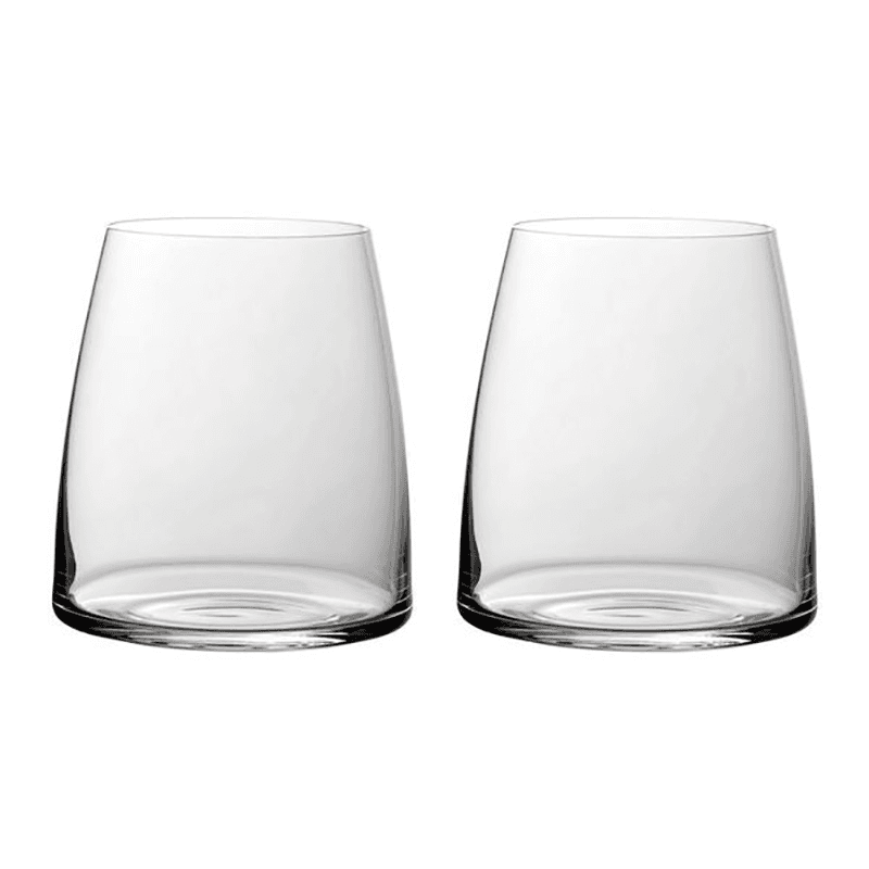 MetroChic Set of 2 Water Glasses, 300ml, Clear