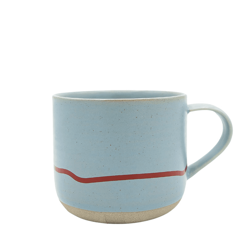 Studio Mug, 350ml, Clear Sky & Red