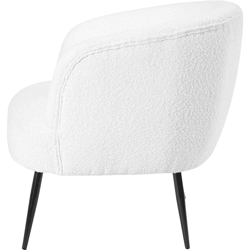 Siena Boucle Accent Chair, White