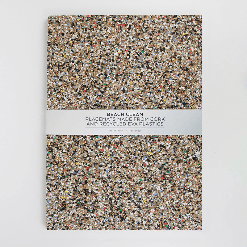Beach Clean Set of 4 Placemats, W25 x L35cm, Multi