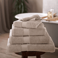 Image showing the Luxury Egyptian Cotton Towel, Hand, Feather Grey product.