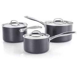 Image showing the 6000 Range 3 piece cookware set, Hard Anodised product.