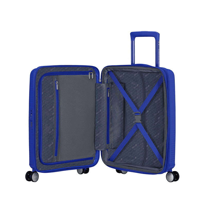 Soundbox Cabin Suitcase, H55 x L40 x W20/23cm, Cobalt Blue