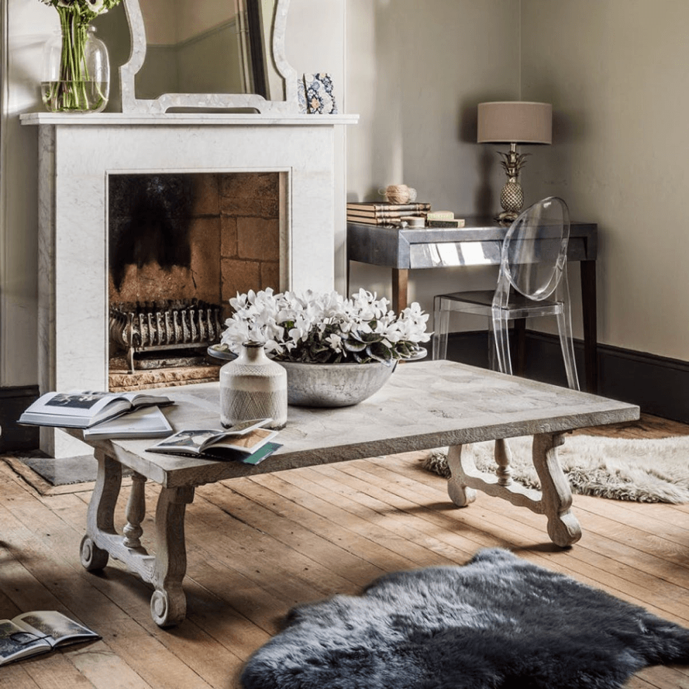 Parquet Coffee Table, Natural