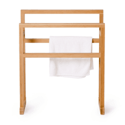 Image showing the Arena Towel rail, H80 x W65 x D24cm, Bamboo product.