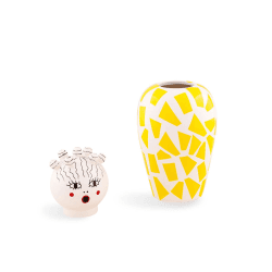 Image showing the Canopie, Vase with Lid, Yellow product.