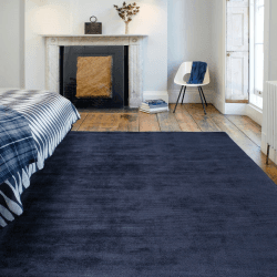 Image showing the Reko Rug, 1.2 x 1.7m, Navy, L120 x W170cm product.