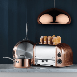 Image showing the Classic Vario 4 slot toaster, Copper product.
