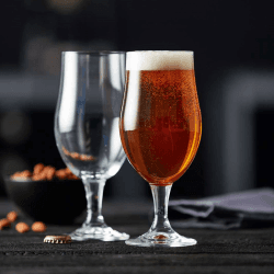 Image showing the Juvel Set of 4 Beer Glasses, 490ml, Clear product.