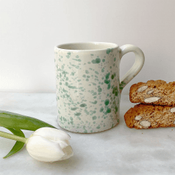 Image showing the Splatter Mug, H10cm, Pistachio product.