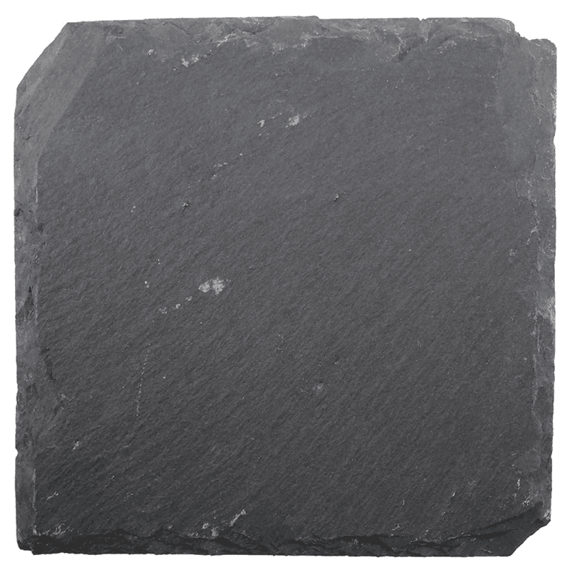 Set of 4 coasters, 10cm, slate