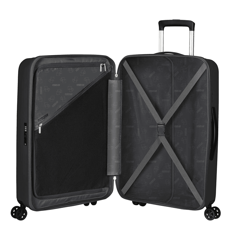 Rejoy Suitcase, H68 x L47 x W26cm, True Black
