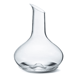 Image showing the Sky Wine carafe and coaster, 23cm, Glass And Stainless Steel product.