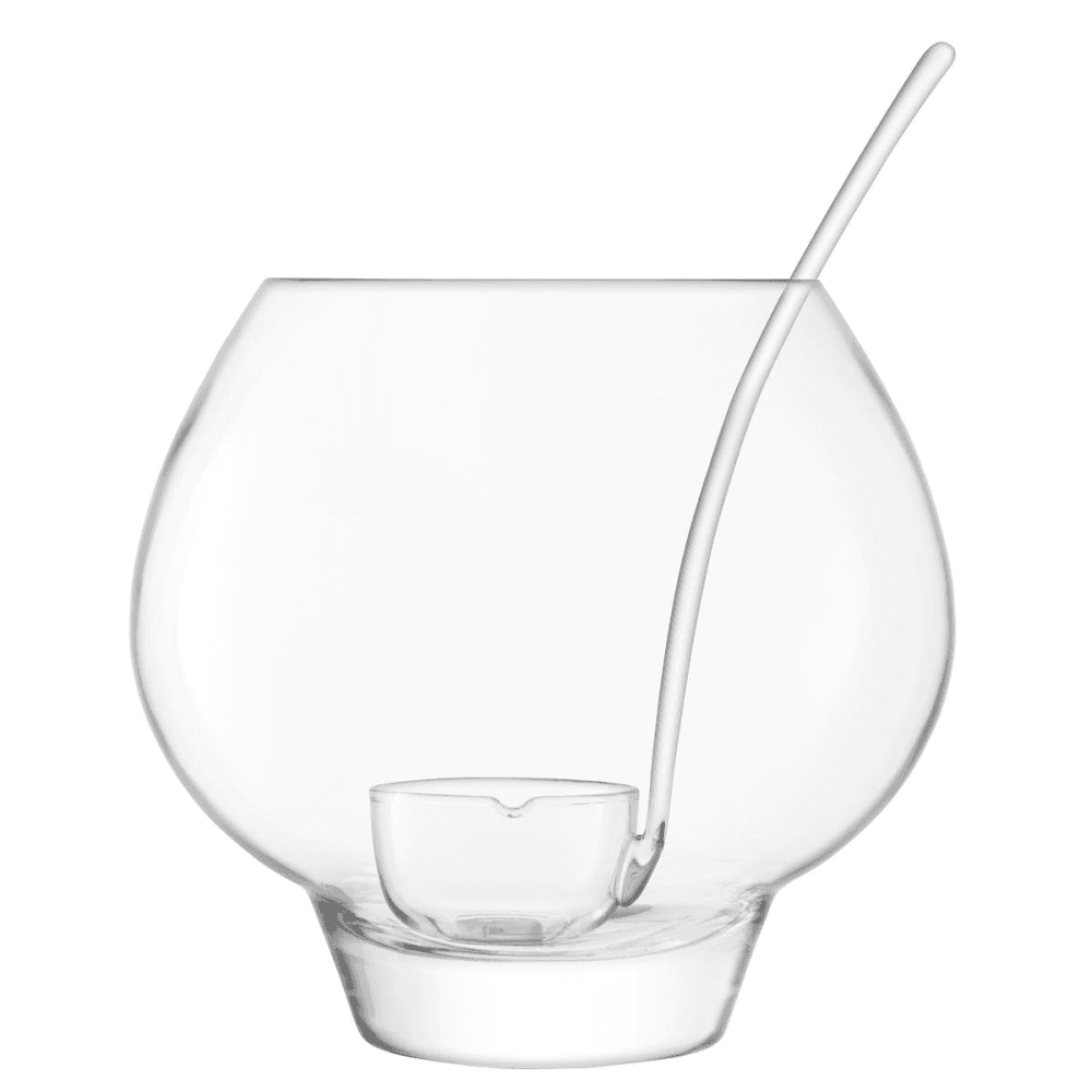 Rum Punchbowl set, clear