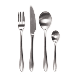 Image showing the 16 Piece  Cutlery Set, Brushed Silver product.