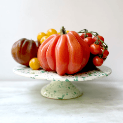 Image showing the Splatter Cake Stand, D25.5cm, Pistachio product.