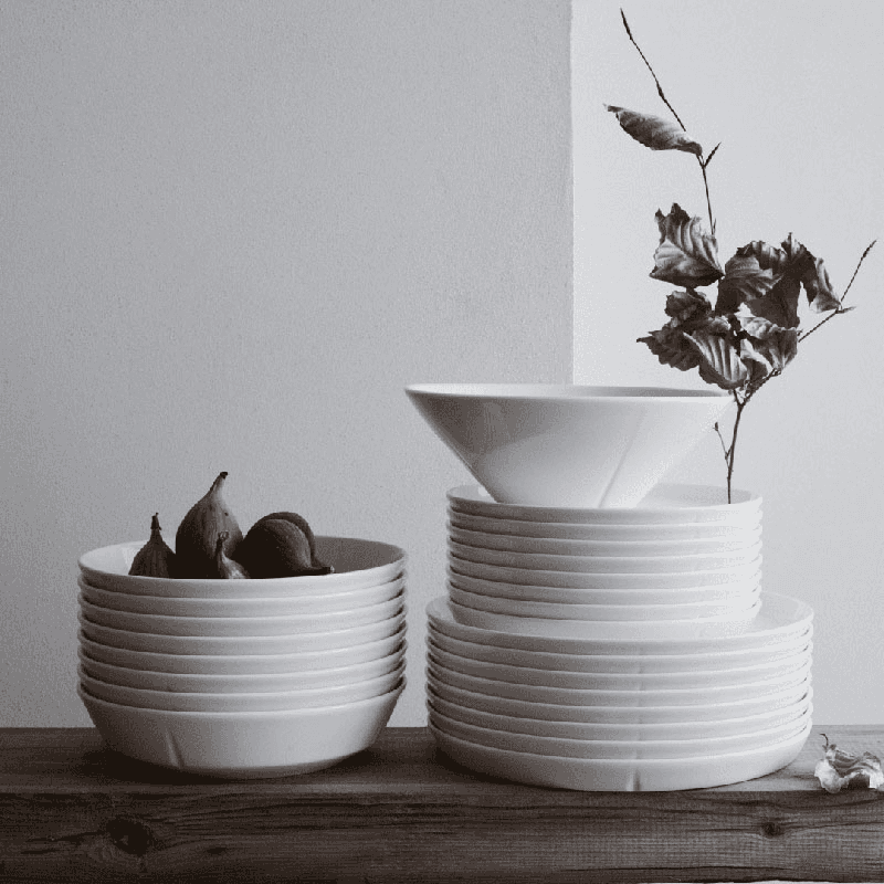 Grand Cru Set of 4 Lunch Plates, D20.5cm, White